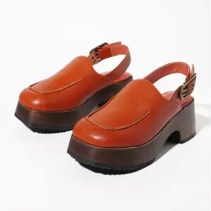 Charlotte Stone Women's Carlos Platform Slingback Shoes Sienna